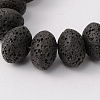 Synthetic Lava Rock Bead Strands G-N0092-18-1