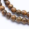 Natural African Padauk Wood Beads Strands WOOD-P011-02-8mm-3