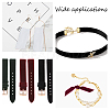 Velvet Ribbon SRIB-WH0006-18K-6
