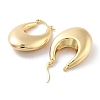Brass Hoop Earrings EJEW-H301-02G-06-2