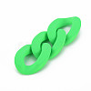 Opaque Spray Painted Acrylic Linking Rings OACR-R249-03E-4