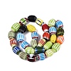 Handmade Millefiori Glass Barrel Beads LA-N002-05-2