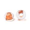 Transparent Acrylic European Beads TACR-P009-C01-03-2