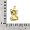 Brass Micro Pave Cubic Zirconia Pendants KK-Z102-19G-3