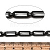 304 Stainless Steel Rectangle Link Chains CHS-S012-26B-B-2