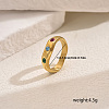 Heart Brass Micro Pave Cubic Zirconia Finger Rings for Women MC1356-8-2