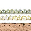 Anti-Tarnish Electroplate Glass Beads Strands GLAA-N010-10mm-12-2
