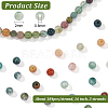 3 Strands Natural Indian Agate Beads Strands G-NB0005-32-2