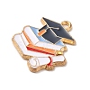 Graduation Season Alloy Enamel Pendants ENAM-R147-08B-G-2
