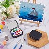 Iron Watercolor Paints & Nail Polish Tins Storage Box CON-WH0092-39B-5