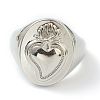 Brass Cuff Rings RJEW-G113-04B-1