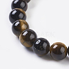 Natural Tiger Eye Beads Strands G-C076-6mm-1B-3