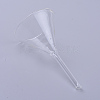 Transparent Glass Funnel Hopper AJEW-WH0104-45C-1