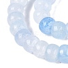 Ombre Effect Dyed Glass Beads Strands GLAA-Q106-05A-A15-3