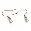 304 Stainless Steel Earring Hooks X-STAS-S111-001RG-NR-1