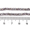 Baking Electroplate Glass Beads Strands LS-DGLA-A039-J2MM-B06-4