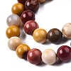 Natural Mookaite Beads Strands G-S259-37-10mm-3
