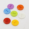 12MM Mixed Color Sweater 2-Hole Acrylic Buttons Clothes Findings X-BUTT-A008-02-1