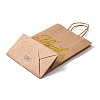 Gold Stamp Thank You Printed Paper Gift Tote Bags ABAG-Q055-03A-3