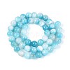 Natural Dyed Persian Jade Gemstone Bead Strands X-G-R271-8mm-XP15-2