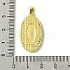 Real 18K Gold Plated Brass Micro Pave Clear Cubic Zirconia Pendants KK-H472-36E-G-3