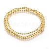 Stainless Steel Ball Chain Necklace Making MAK-L019-01A-G-1