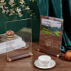 Rectangle A4 T Shaped Acrylic Name Card Holder ODIS-WH0080-26A-4