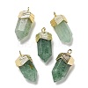 Natural Green Strawberry Quartz Faceted Pendants G-G181-03G-05-1