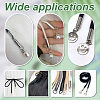 48Pcs 3 Colors Zinc Alloy Cord Ends FIND-PH0023-60A-6