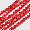 Natural & Dyed Malaysia Jade Bead Strands X-G-A146-6mm-A02-3
