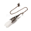 Natural Quartz Crystal Dowsing Pendulum Big Pendants G-H285-06R-25-3
