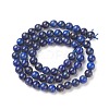 Natural Lapis Lazuli Beads Strands G-G423-6mm-A-2