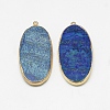 Synthetic Lapis Lazuli Big Pendants G-Q983-A01-2