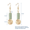 Bohemia Style Natural & Synthetic Mixed Gemstone Dangle Earrings EJEW-JE03781-4