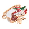 Christmas Theme Alloy Enamel Brooches JEWB-S022-03H-3