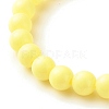 Handmade Polymer Clay Fruit Stretch Bracelet with Round Beads for Kids BJEW-JB07583-7