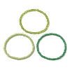 3Pcs 3 Colors Glass Seed Beaded Stretch Bracelet Sets BJEW-JB10529-01-1