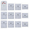 12Pcs 4 Styles Portable Felt Card Cover Bag ABAG-GA0001-21B-2