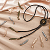 12Pcs 3 Colors Alloy Cord Ends FIND-FH0016-83A-4