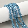 Dyed Natural Malaysia Jade Star Beads Strands G-Z080-A01-04-1
