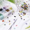 Natural Gemstone and Glass Chip Beads Sets G-NB0001-51-5