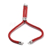 Twisted Nylon Cord Silder Bracelets DIY-B066-03P-29-2
