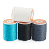 4 Rolls 4 Colors Round Waxed Polyester Cord YC-TA0001-21D-1