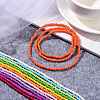 12Pcs 12 Colors Jewelry Waist Beads NJEW-C00023-3