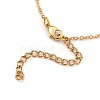 Brass Micro Pave Clear Cubic Zirconia Pendant Necklaces X-NJEW-JN02980-4