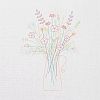 DIY Embroidery Fabric with Eliminable Pattern DIY-P032-B03-2