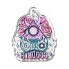 Halloween Printed Acrylic Pendants MACR-G059-04G-2