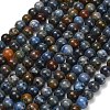 Natural Dumortierite Beads Strands LS-G-F826-A01-6mm-2