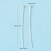 Brass Ball Head Pins X-RP0.6X40mm-S-2