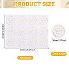 30 Sheets Plastic Self-adhesive Stickers STIC-CA0001-04-2